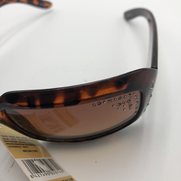 Womens Sunglasses Rhinestones Identity New With‎ Tags Designed In Italy Tortoise main image 8
